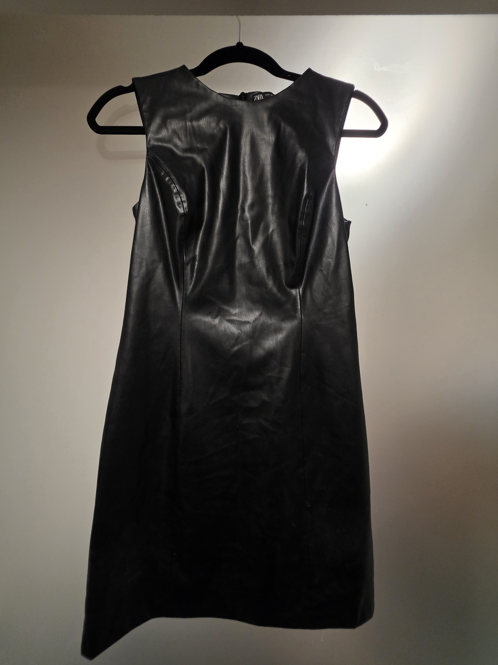 Zara Little Black Leather Dress